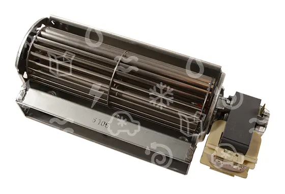 ventilátor tangenciální, turbína 180x60mm, 31W, pravý motor EBM 55410.82150